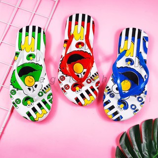 [LOKAL] POKY - SANDAL JEPIT SPON MOTIF ELMO TERBARU SENDAL ELMO