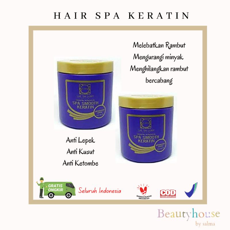 {BPOM} LAE SA LUAY SPA RAMBUT | Spa Keratin Rambut | Hair Mask Lae Sa Luay | Masker Rambut Keratin 2