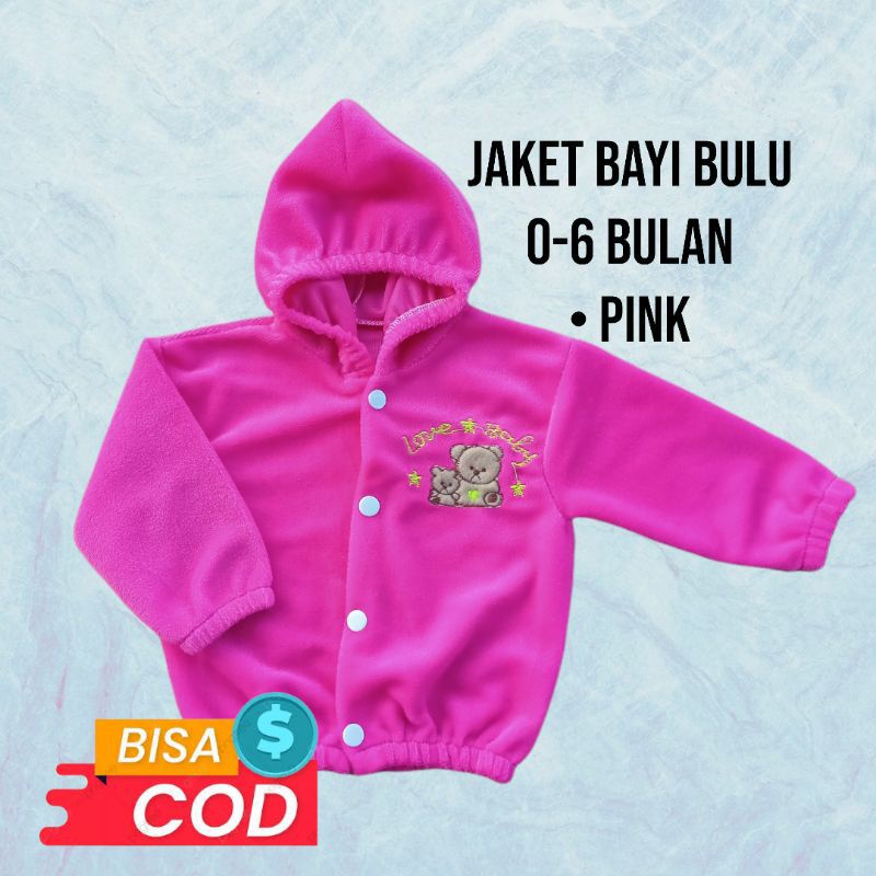 jaket bayi bulu 0_6 bulan