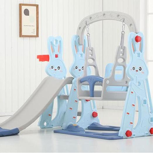 Kids slide with swing tobebe ayunan prosotan perosotan anak playhouse
