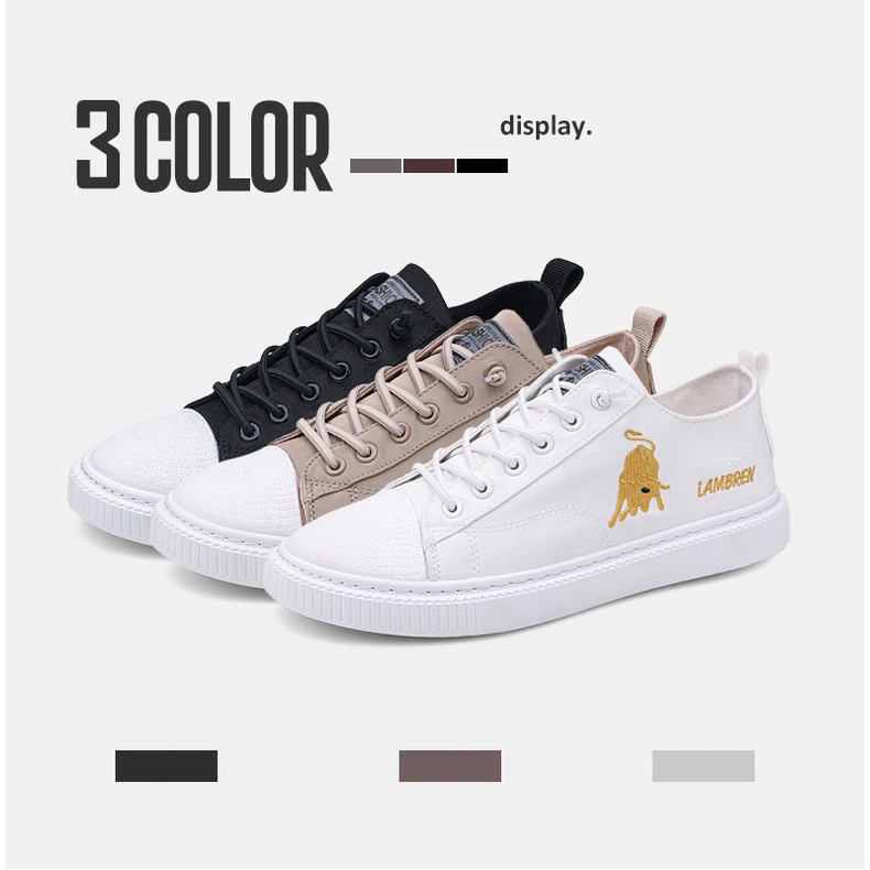 Mainland Sepatu Sneakers Pria Kasual Import Trendy KSC403