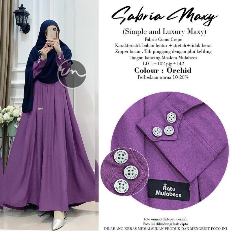 Sabria maxy dress wanita original Ratu mulabees recommended high quality fashion solo