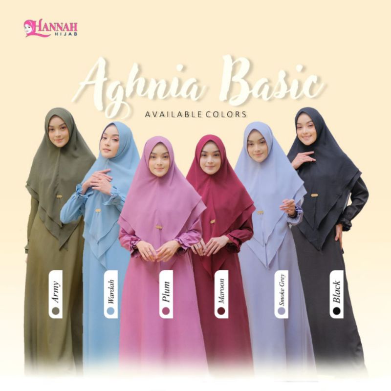 AGHNIA BASIC BY HANNAH HIJAB
