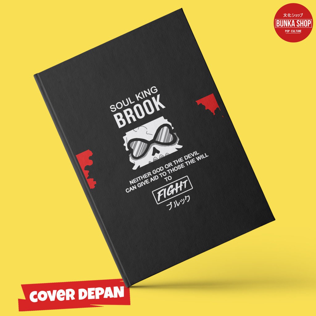 

Note Book Anime One Piece Brook Quote Hardcover A5 Buku Tulis Catatan Note Agenda Planner Jurnal