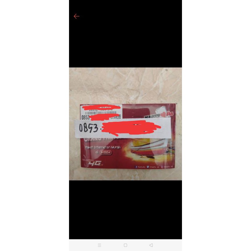 0853 2x2x 4x3x nomer cantik as pantura Telkomsel