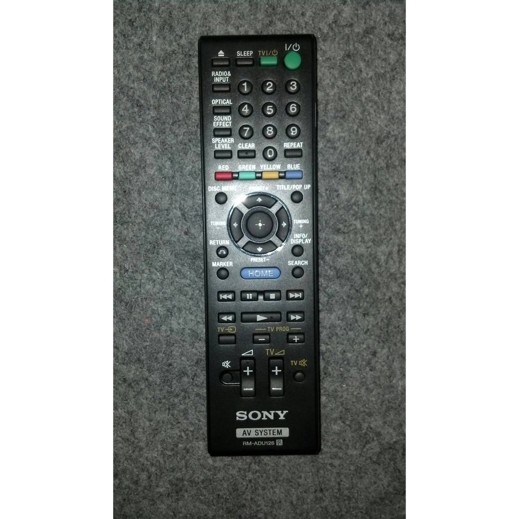 REMOTE HOME THEATER SONY RM-ADU126 ORIGINAL