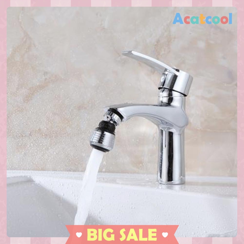 360° Rotary Universal Water Saving Tap Faucet Bubble Aerator Nozzle Filter