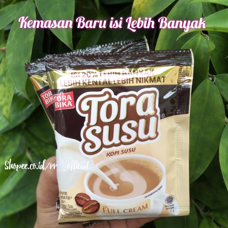 

Torabika Tora Susu Full Cream isi Lebih Banyak