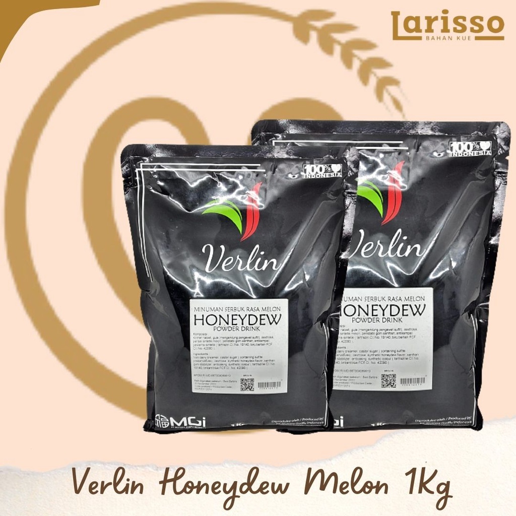 

VERLIN POWDER DRINK SERBUK MINUMAN RASA HONEYDEW MELON 1KG