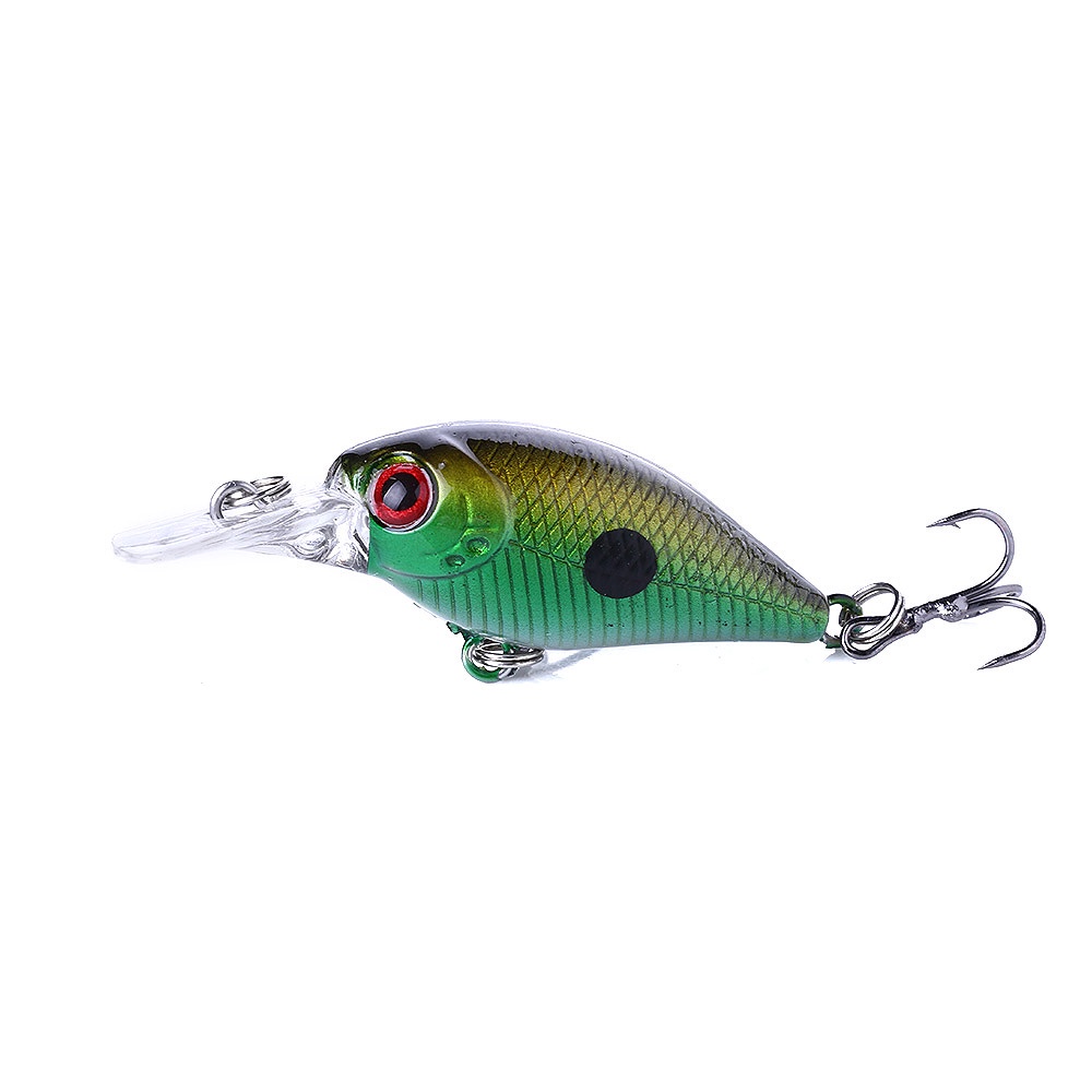 HENGJIA 8PCS Minnow Fishing Lure 5CM 4.4G Topwater Hard Bait Wobbler Jig Bait Crankbait Carp Striped bass Fishing tackle