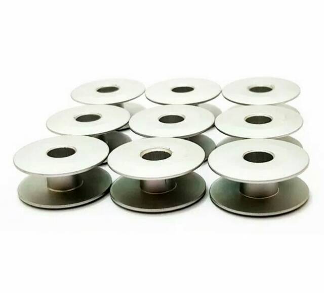 Spool - Bobbin - Bobbins Aluminium untuk Mesin Jahit Industrial High Speed Jarum Satu