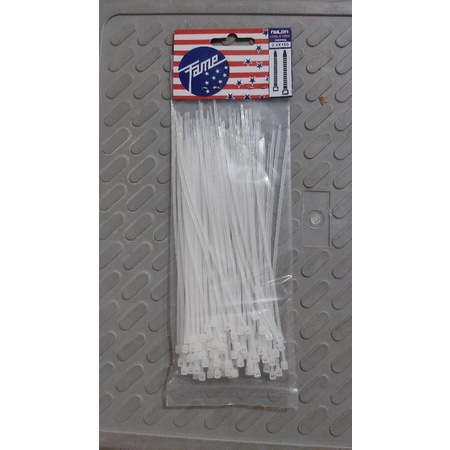 Nylon kabel tie 3,6 x 250mm PUTIH kabel ties isi 100pcs kabel tis