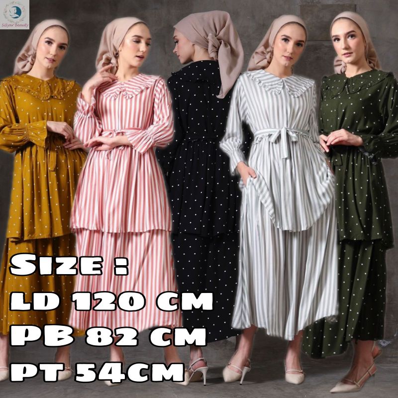 Setelan Rok Panjang by SoHomewear, Rayon premium