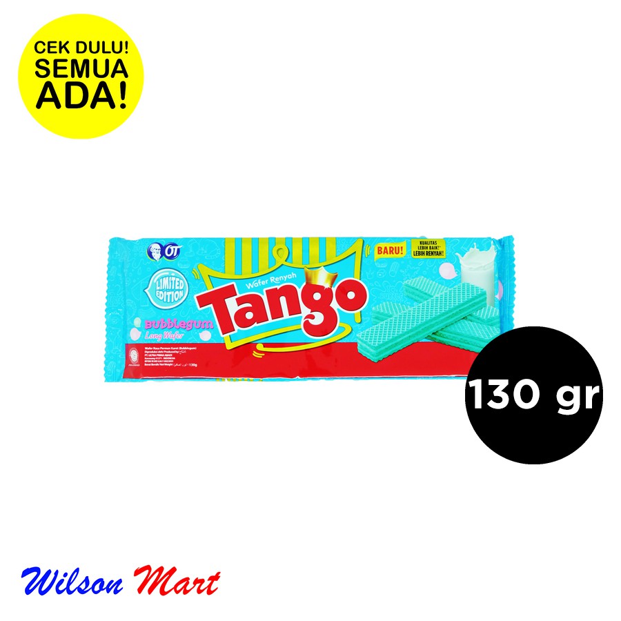 TANGO WAFER LONG BUBBLEGUM 130 GRAM