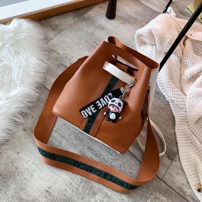 Tas Selempang Serut Fashion Import Wanita