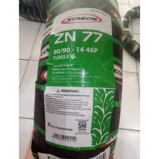 Ban Zeneos 90/90-14 ZN77 Tubeless