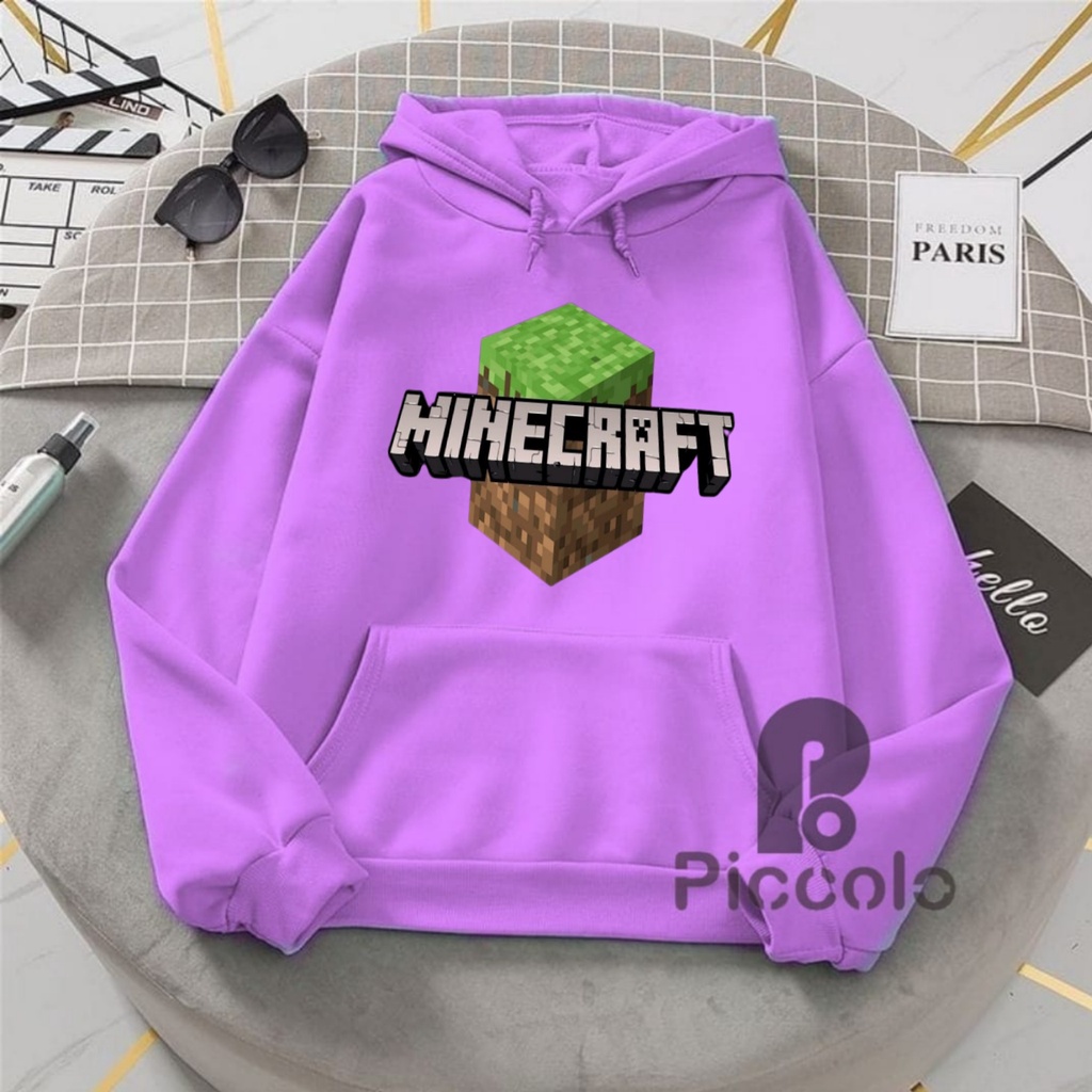 JAKET HOODIE ANAK MINECRAFT BAHAN PREMIUM