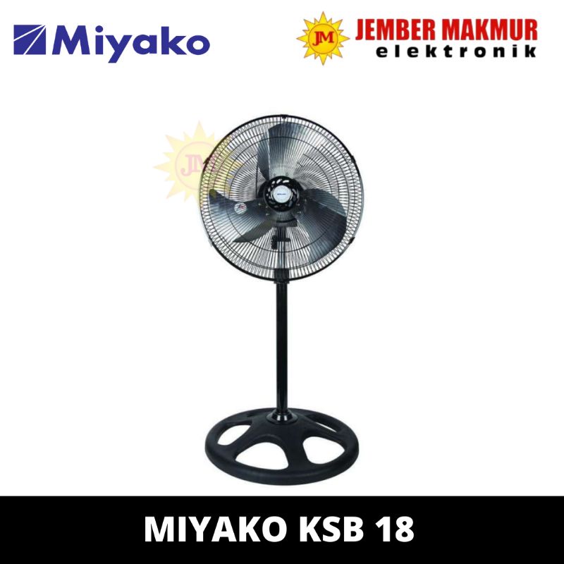 Miyako Standing Fan 18inch KSB18 Kipas Angin Berdiri Aluminium KSB 18