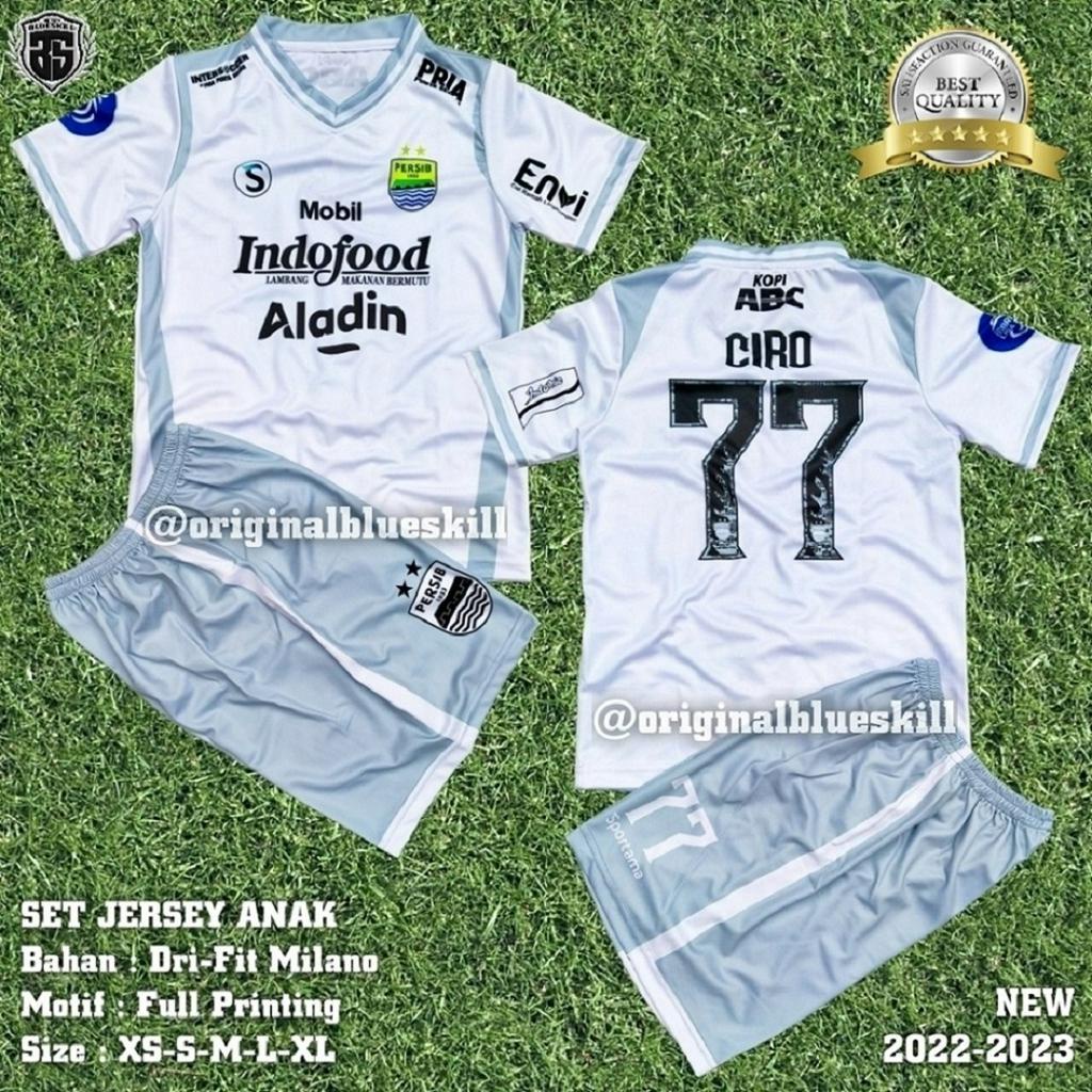 Pakaian olahraga anak / setelan anak jersey kiper persib / baju setelan jersey anak / setelan jersey kiper persib terbaru 2022-2023