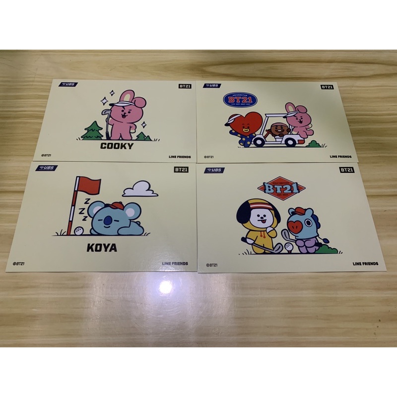 

Official Postcard UBS X BT21 BTS