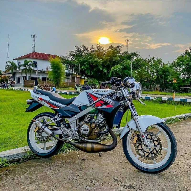 Knalpot Ninja R Harian Touring Galvanis Pekajaman Muffler