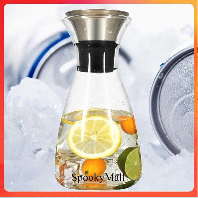 HAIMAITONG Botol Air Minum Kaca Tea Pot Pitcher 1500ML - H202