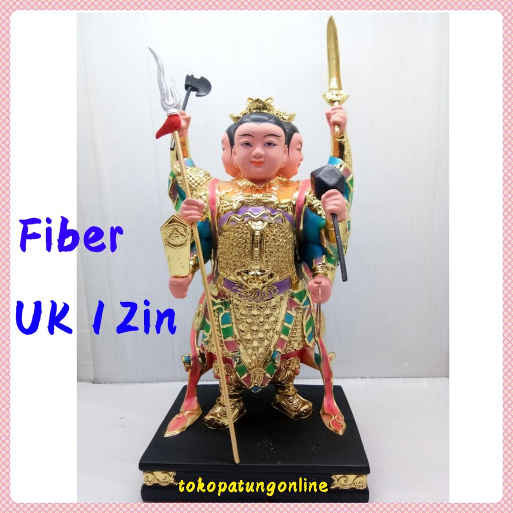 Patung Naca Muka 3 Fiber Uk 12 in