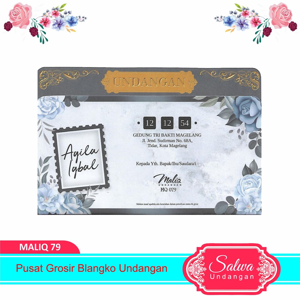 Blangko Undangan Maliq 79 Harga Murah