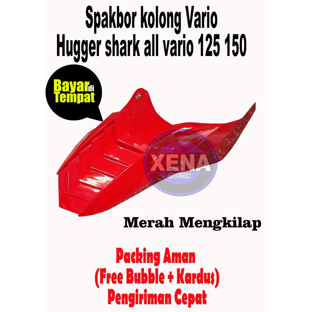 HUNGGER / SPAKBOR KOLONG VARIO 125 /150 / Spakbor kolong vario 125 vario 150 theno hugger / Spakbor Kolong Vario Hugger Shark Vario 150 &amp; 125 / Spakbor Kolong Huger Penahan Lumpur Vario 125 &amp; 150