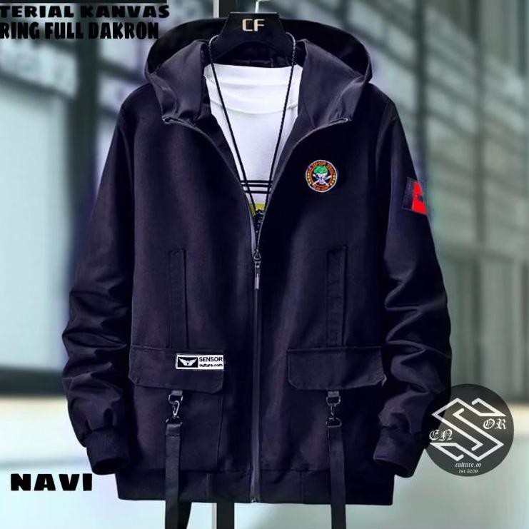 Jaket pria IKC 002 dio cbr six Bandung hoodie dua sisi bolak balik keren  pakaian pria H0D7 DGT