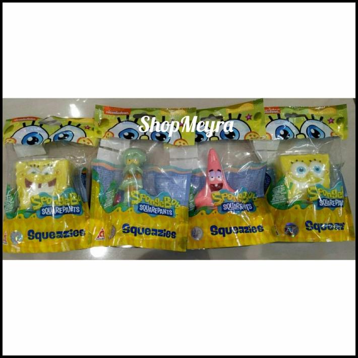 Mainan Squishy : Nickledeon Spongebob Squarepants Squeazies