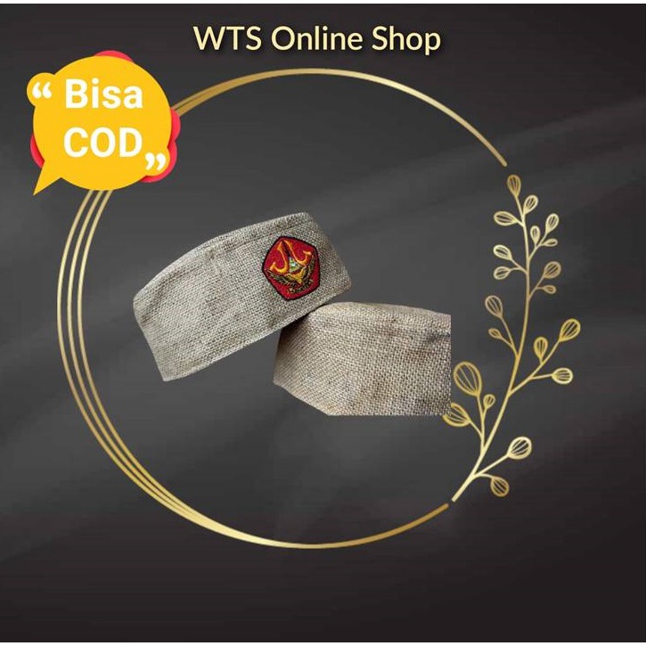 Peci Rajut Dewasa Banser Peci Songkok Banser Kopyah Dewasa Banser Bahan Goni Premium