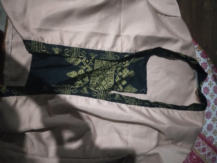 Best Seller] Couple Batik Span Pendek Anjani Kombinasi Sarimbit Keluarga Pesta Batik Pekalongan