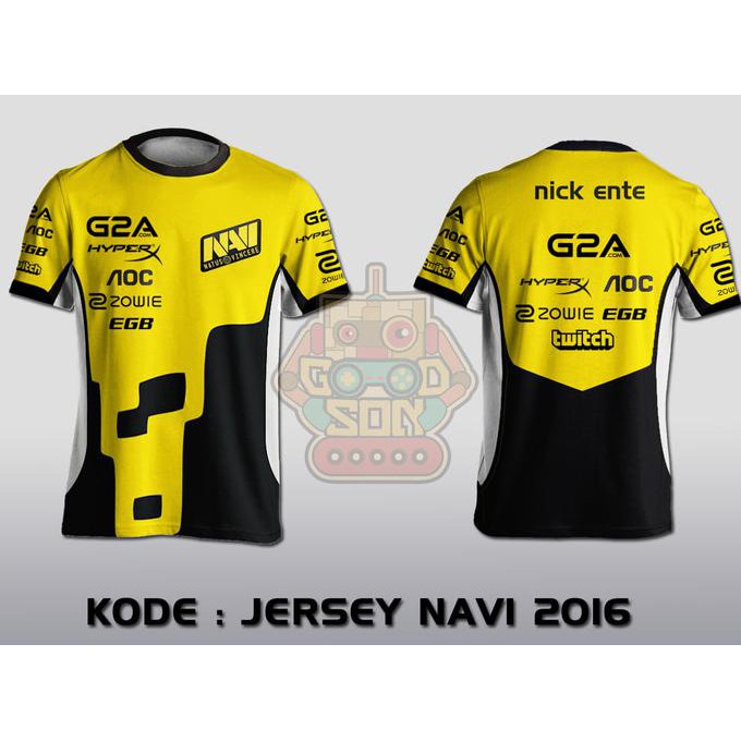 JERSEY / KAOS TEAM GAMING DOTA 2 NAVI (NATUS VINCERE) 2016