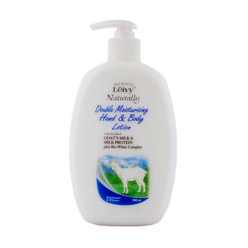 Leivy Double Moisturising Hand &amp; Body Lotion Goats Milk