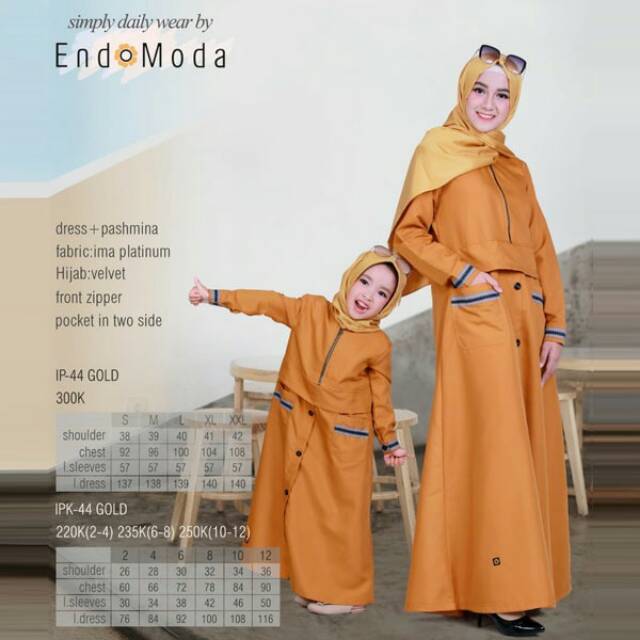 Gamis anak endomoda IPK -44