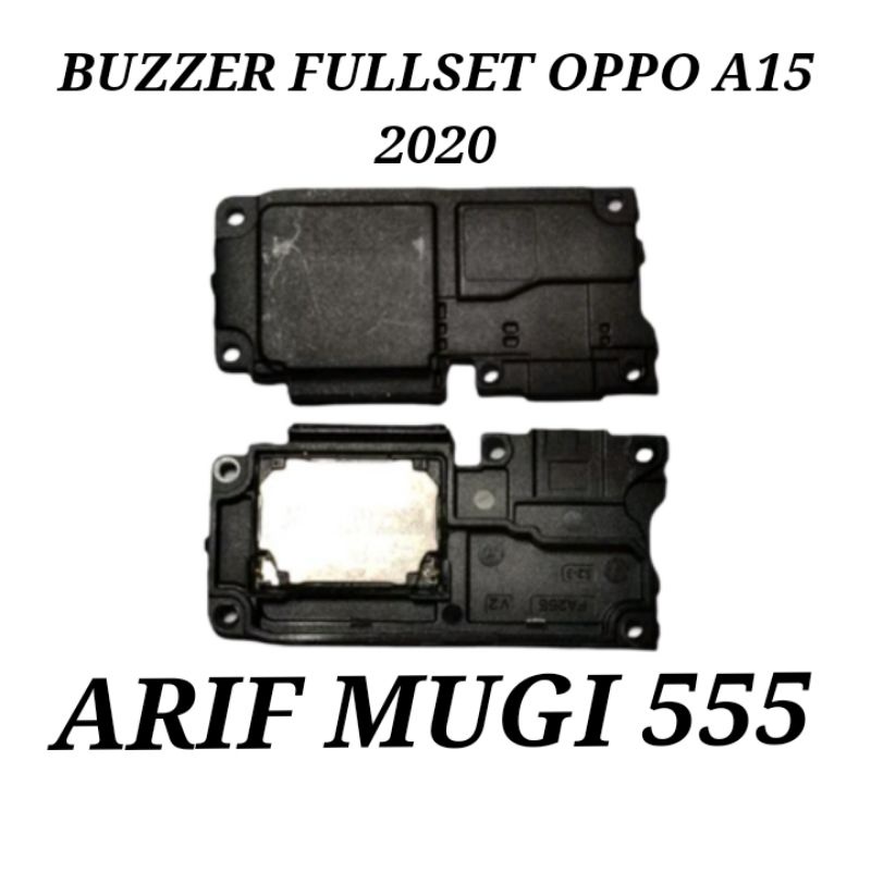 BUZZER BAZZER LOUD SPEAKER SPIKER MUSIC FULLSET OPPO A15 2020 ORIGINAL