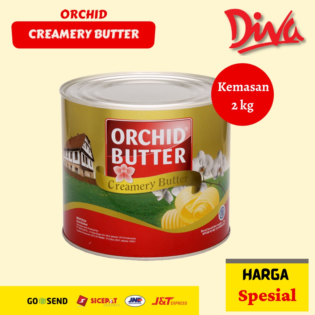 

[2kg] Orchid Butter / Mertega Butter Orchid Kaleng