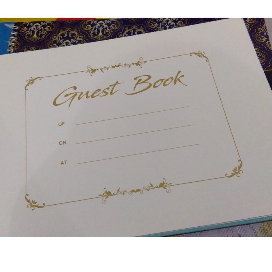 

Stock Banyak JI8 Buku Tamu Spiral Hardcover P8 J 0JG