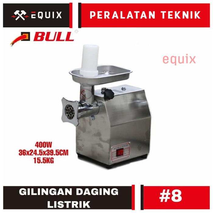 Gilingan daging listrik #8 BULL Original