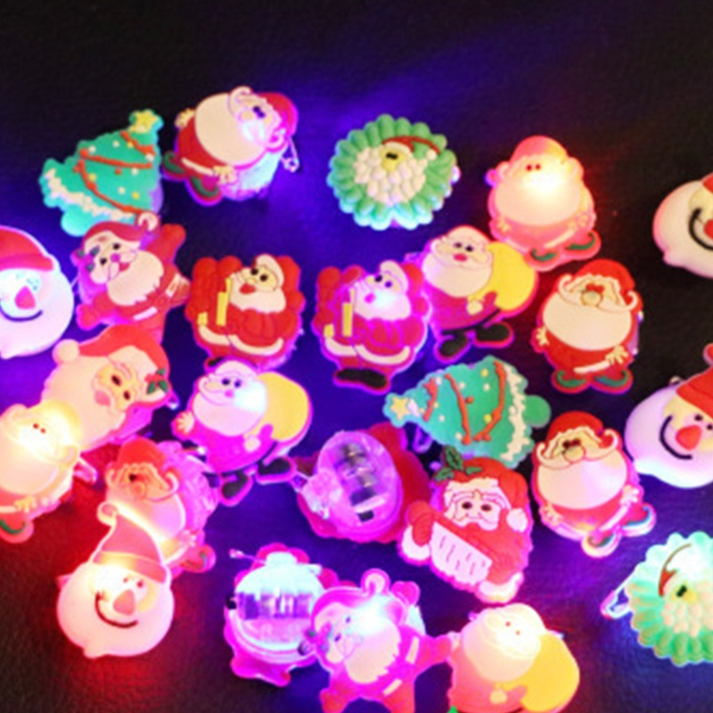 Bros Cincin Luminous Glowing Untuk Properti Pesta Natal Halloween