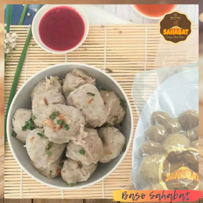 

Bakso Frozen Baso Daging Sapi Asli URAT Premium Homemade