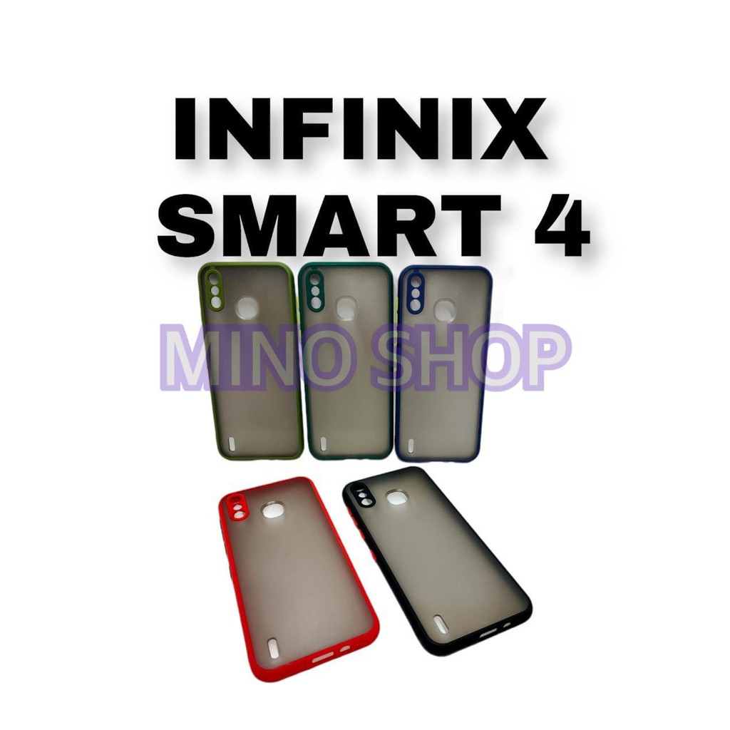 SOFTCASE INFINIX SMART 4 - HARDCASE DOVE MYCHOICE + PC - AERO CASE