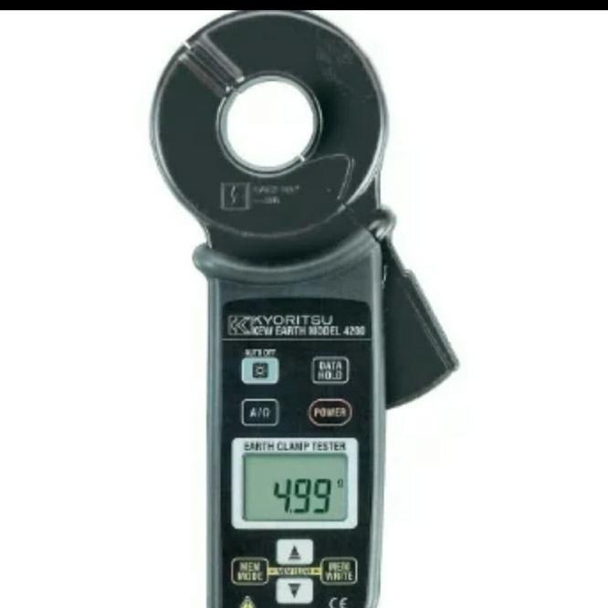 Kyoritsu 4200 Digital Clamp Earth Tester Asli 100% Digital Earth Clamp