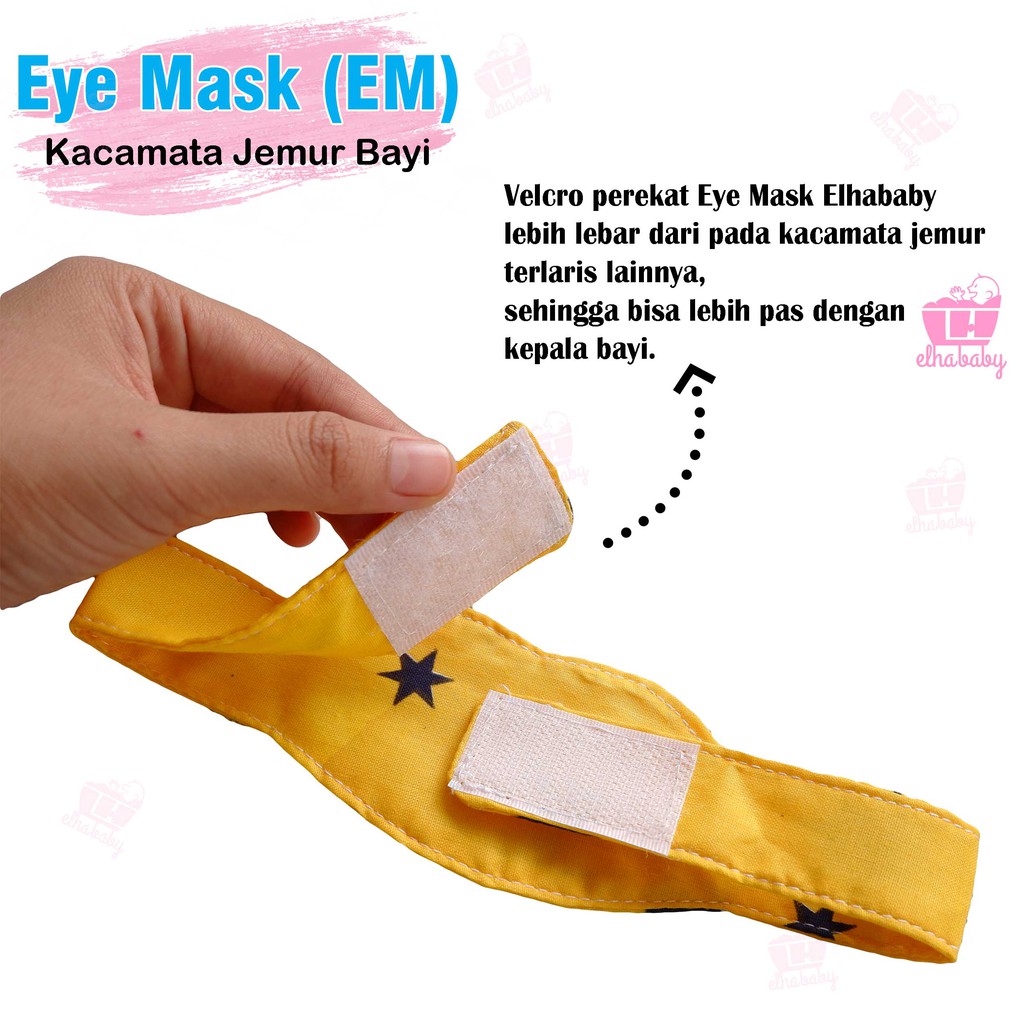 Kacamata Jemur Bayi Berjemur Kaca Mata Baby Eye Mask Original Karakter Murah