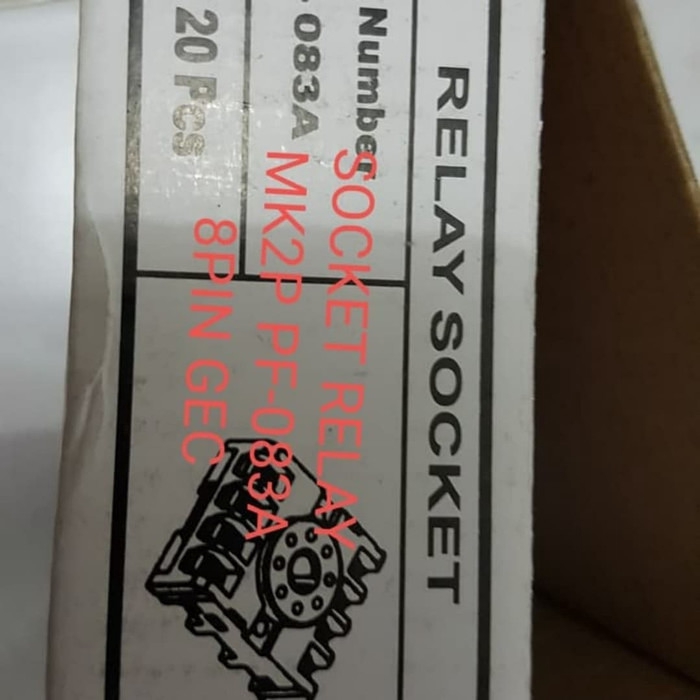 Soket relay MK2P-I 8pin / soket OMR MK 2 P 8 pin / kaki relay MK2p-I