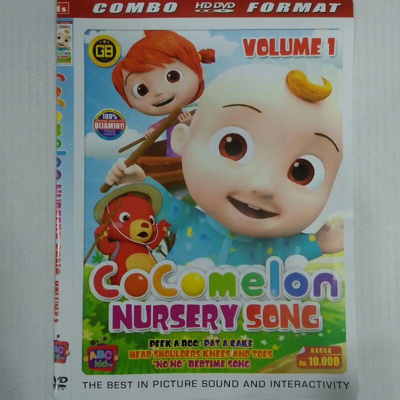 DVD LAGU ANAK COCOMELON VOLUME 1