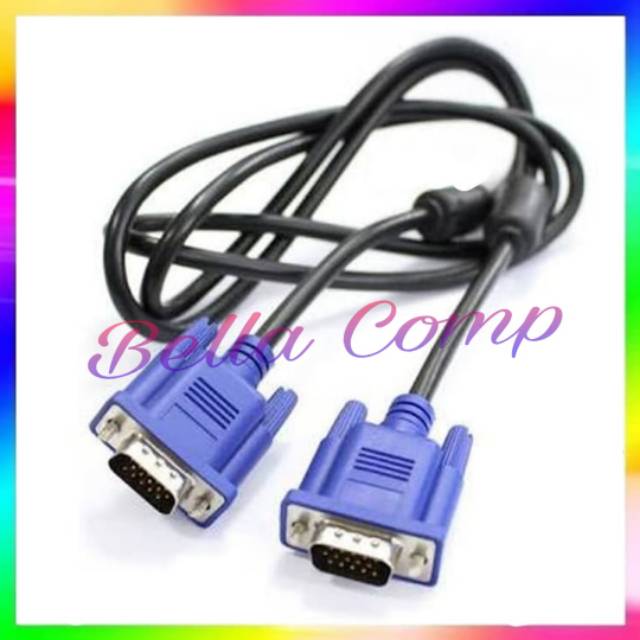 Kabel vga 1.5 meter untuk pc/laptop