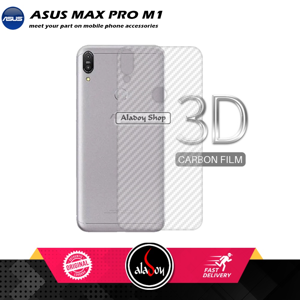 PAKET 3 IN 1 Tempered Glass Layar Asus Max Pro M1 Free Tempered Glass Camera dan Skin Carbon