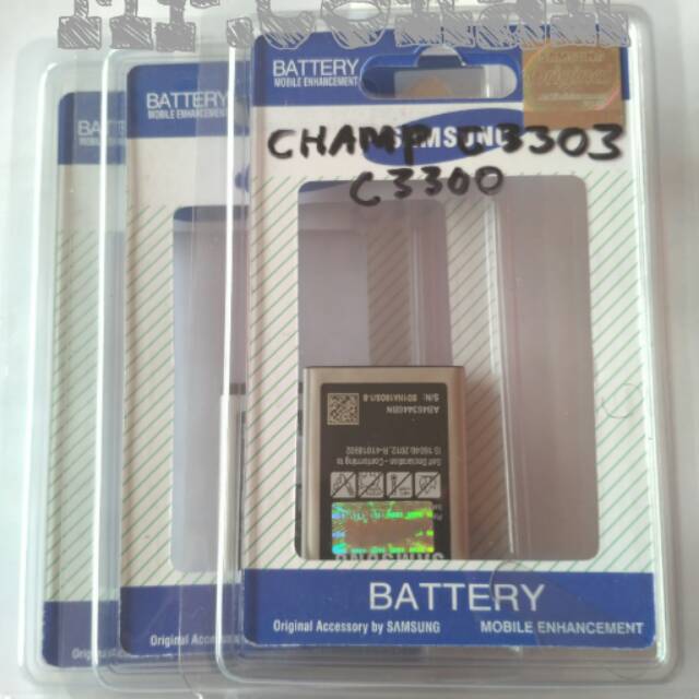Baterai Samsung Champ C3300 /C3303 Original Sein 100%